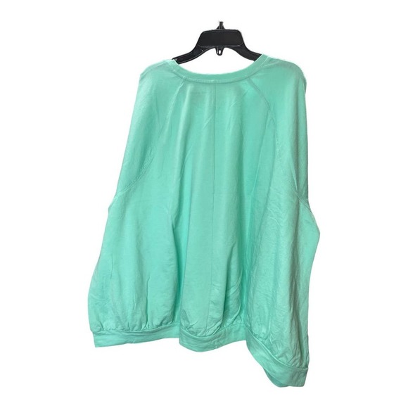 NWT Lane Bryant T-Shirt 26/28 Womens Green Crewneck Short Sleeve Pullover Casual - Picture 2 of 4